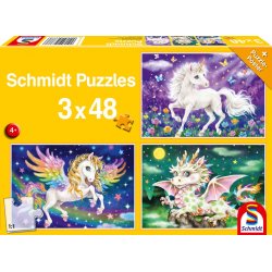 Puzzle 3 x 48 - Criaturas Místicas