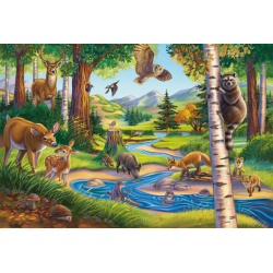 Componemtes Puzzle 3 x 48 - Mis Animales Favoritos