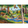 Componemtes Puzzle 3 x 48 - Mis Animales Favoritos