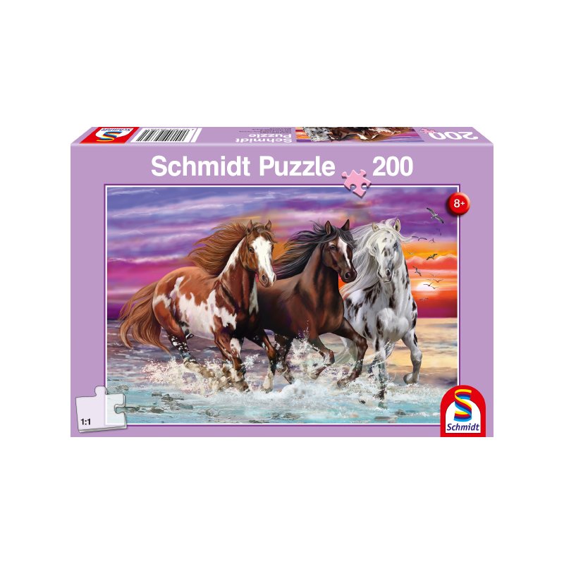 Puzzle Caballos en el Agua 200 Piezas