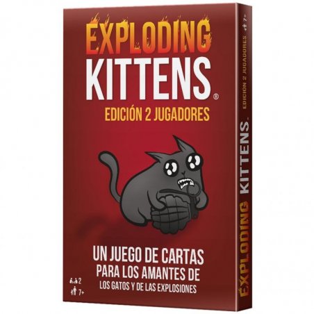 Juego de Mesa Exploding Kittens: Edición 2 Jugadores