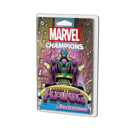 Componentes Juego de Mesa Marvel Champions: Antiguo y Futuro Kang (Expansión)