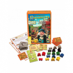 Componentes Juego de Mesa Carcassonne: La Abadía y el Alcalde 2da Edición (Expansión)