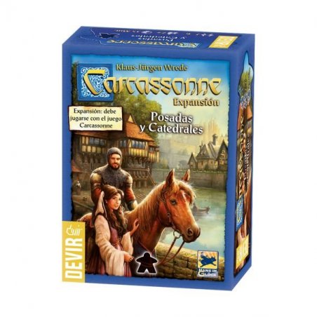Juego de Mesa Carcassonne: Posadas y Catedrales 2da Edición (Expansión) Juego de Mesa Carcassonne: Posadas y Catedrales 2da Edición (Expansión)