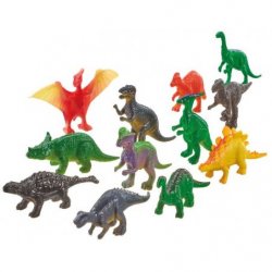Puzzle 60 Piezas + 12 Figuras - Dinosaurios