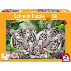 Puzzle Familia de Tigres...