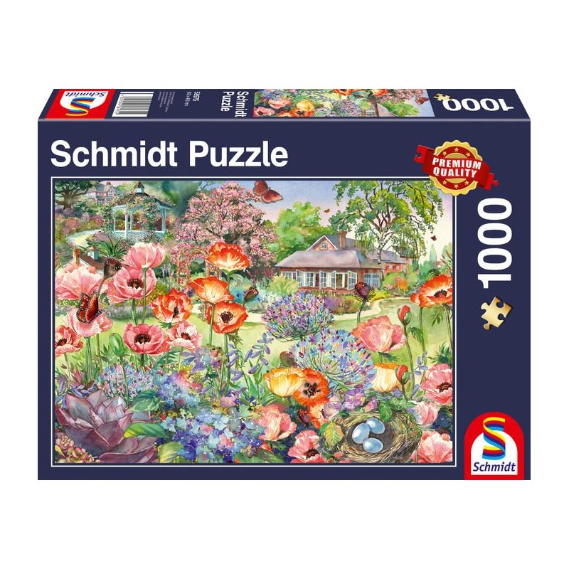 Puzzle 1000 Piezas - Jardín Florecido