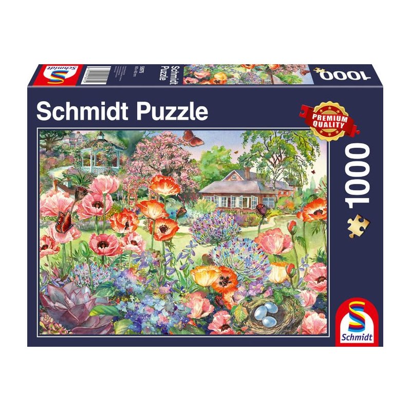 Puzzle 1000 Piezas - Jardín Florecido
