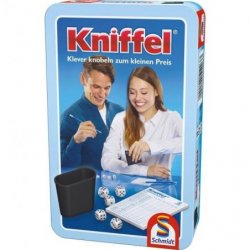 Juego de Mesa Kniffel Caja Metal - Versión Viaje