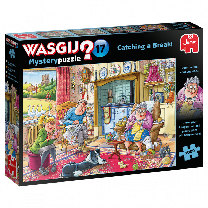 Puzzle Wasgij Mystery 17 - Catching a Break 1000 Piezas