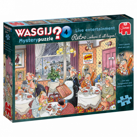 Puzzle Wasgij Retro Mystery 4 - Live Entretainmet 1000 Piezas