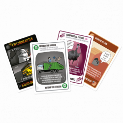 Componentes Juego de Mesa Exploding Kittens: Recetas del Desastre