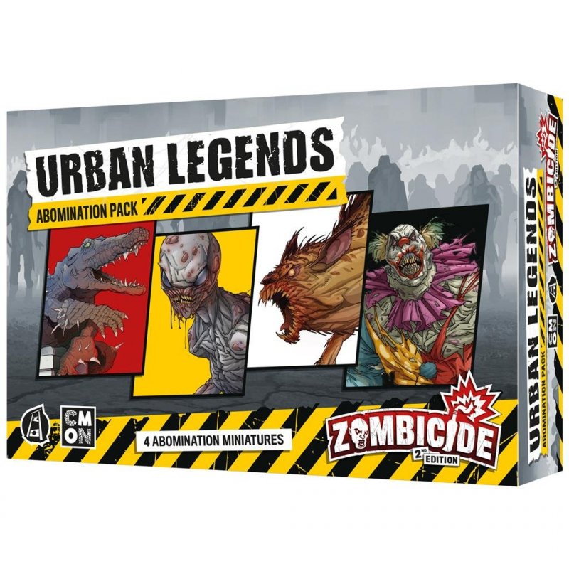 Juego de Mesa Zombicide Segunda Edición Urban Legends (Expansión)