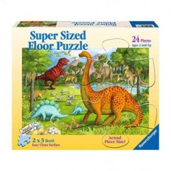 Puzzle Suelo Dinosaurio 24...