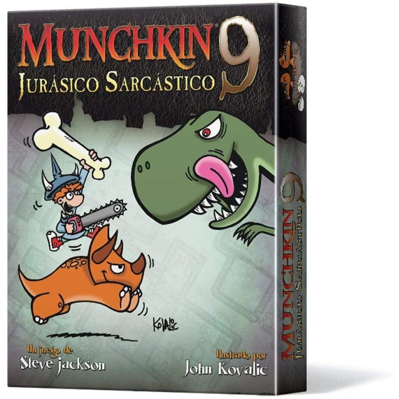Juego de Mesa Munchkin 9: Jurásico Sarcástico (Expansión)