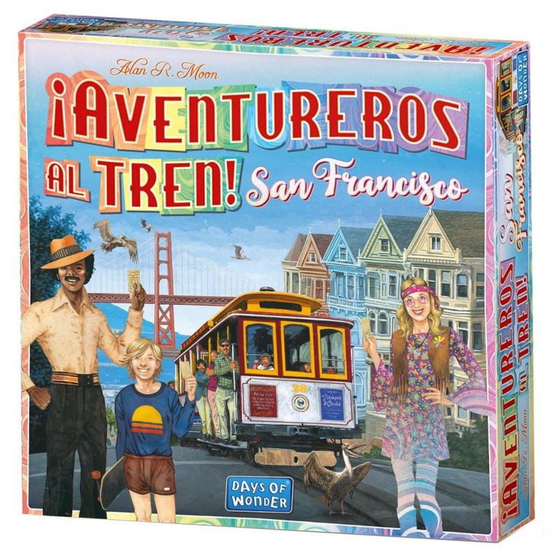 Juego de Mesa ¡Aventureros al Tren! San Francisco