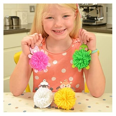 Manualidades Llaveros Pomposos - Fluffly Friends