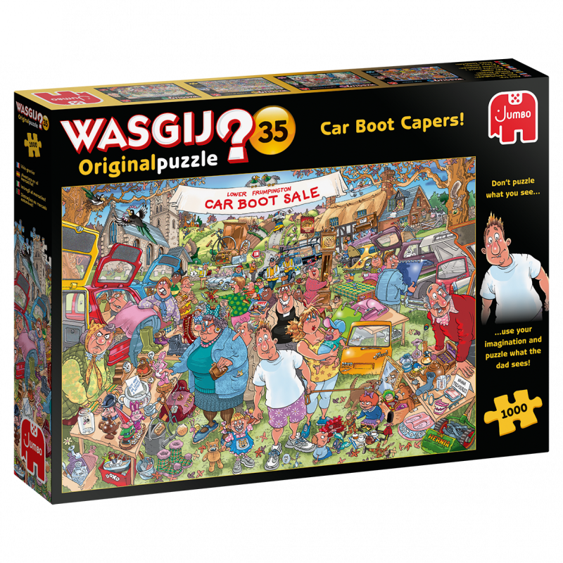 Puzzle Wasgij Original 35 - Car Boot Capers! 1000 Piezas