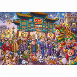 Puzzle Wasgij Original 39 - Chinese New Year! 1000 Piezas