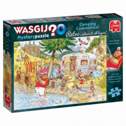 Puzzle Wasgij Retro Mystery 6 - Camping Commotion! 1000 Piezas
