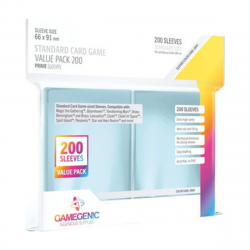 Fundas para cartas GG: PRIME Value Pack 200 Sleeves Standard (66 X 91 mm)
