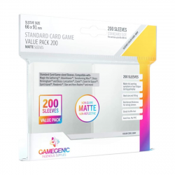 Fundas para cartas GG: MATTE Standard Card Game Sleeve Value Pack 200