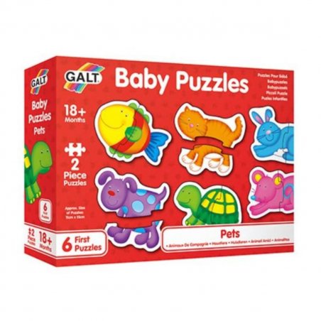 Juego de mesa Set Puzzles 2 Piezas Mascotas