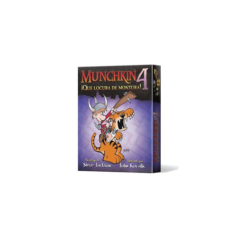 Juego de Mesa Munchkin 4: ¡Qué Locura de Montura! (Expansión)
