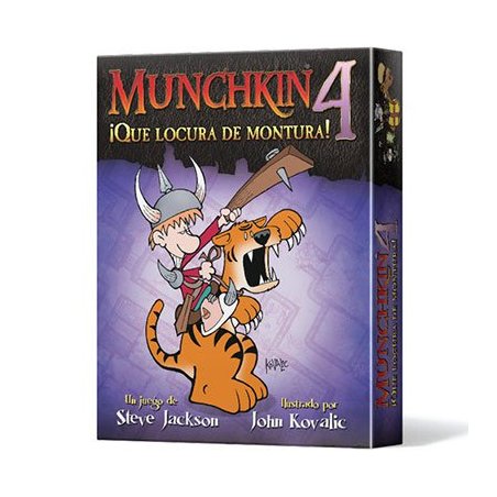 Juego de Mesa Munchkin 4: ¡Qué Locura de Montura! (Expansión)