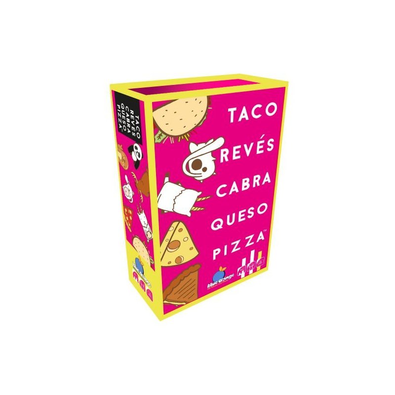 Componentes Juego de Mesa Taco Revés Cabra Queso Pizza