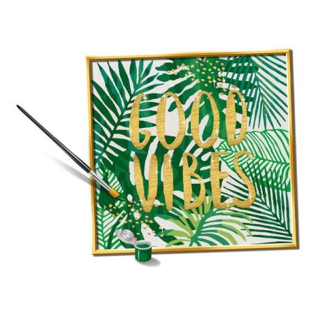 Manualidades Pinta por números - Good Vibes