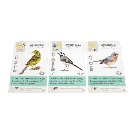 Componentes Juego de Mesa Wingspan Expansión Europa