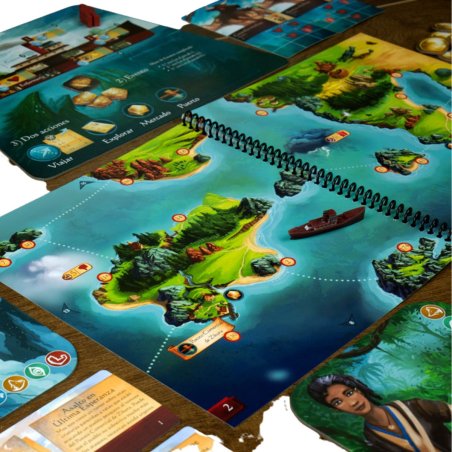 Componentes Juego de Mesa Sleeping Gods