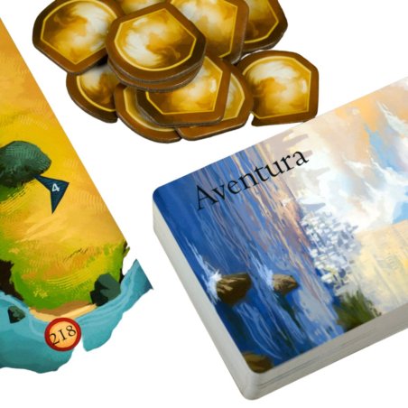 Componentes Juego de Mesa Sleeping Gods