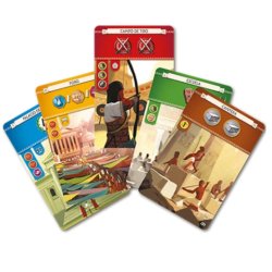 Componentes Juego de Mesa 7 Wonders Nueva Edición