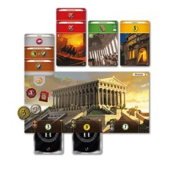 Componentes Juego de Mesa 7 Wonders Nueva Edición