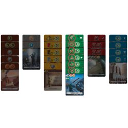 Componentes Juego de Mesa 7 Wonders Duel