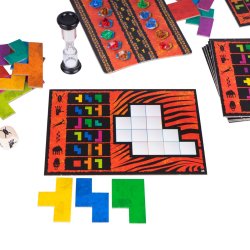 Componentes Juego de Mesa Ubongo