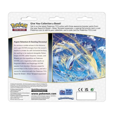 Pokémon Espada y Escudo 12 Tempestad Plateada Blister 3 sobres, Manaphy (ES)
