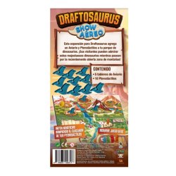 Componentes Juego de Mesa Draftosaurus Show Aéreo (Expansión)