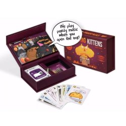 Componentes Juego de Mesa Exploding Kittens: Party Pack