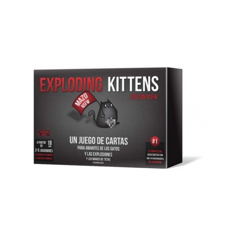 Juego de Mesa Adultos Exploding Kittens NSFW (solo Adultos)