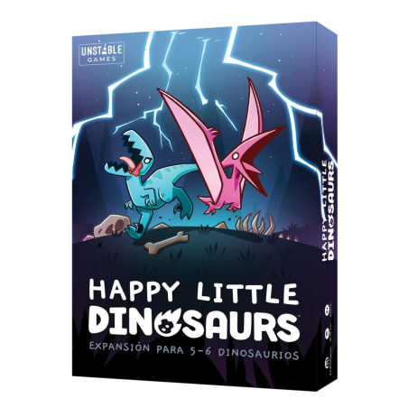 Juego de mesa Expansión Happy Little Dinosaurs para 5-6 Dinosaurios