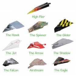 Componentes Libro Aviones de Papel - Paper Planes