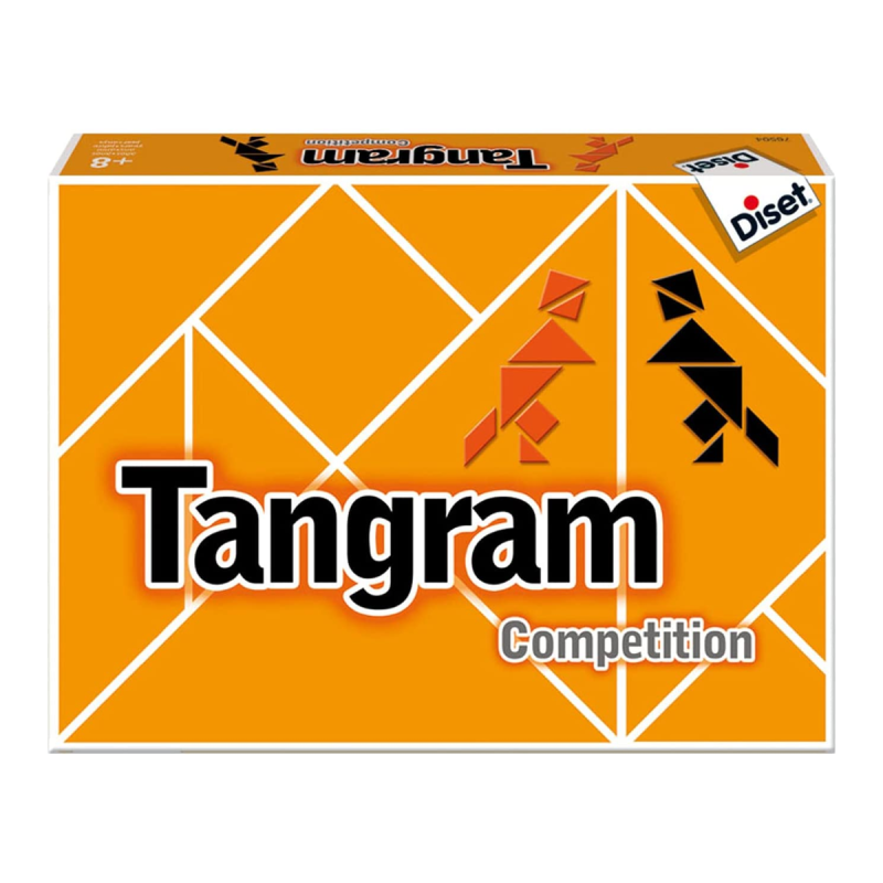 Juego de mesa Tangram Competition, juego solitario, juegos para dos, solitario