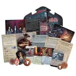 Componentes Expansión juego de mesa Arkham Horror Mareas Tenebrosas