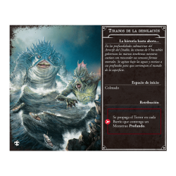 Contenido Expansión juego de mesa Arkham Horror Mareas Tenebrosas