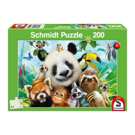 Puzzle Infantil 200 Piezas Schmidt ¡Simplemente Animal!