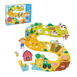 Puzzle Infantil Diset  - La Granja 18 Piezas, puzle infantil