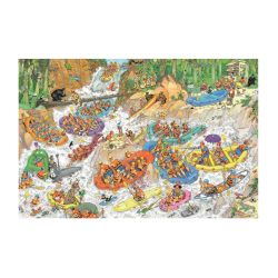 Puzzle Comic Jan Van Haasteren – Wild Water Rafting 1500 Piezas, puzzle comics